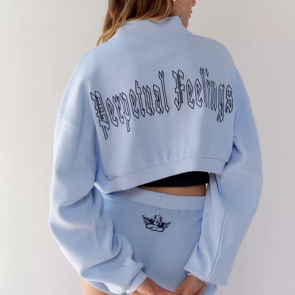 Boys Lie 'Perpetual Feelings' Cropped Sweatshirt - Picture 4 of 16